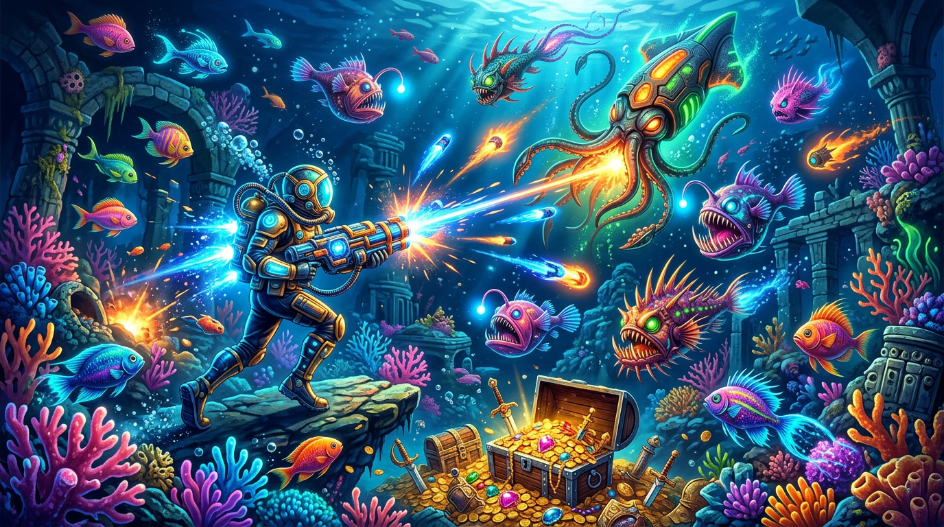 tembak ikan online, game tembak ikan, tips main tembak ikan, panduan game arcade