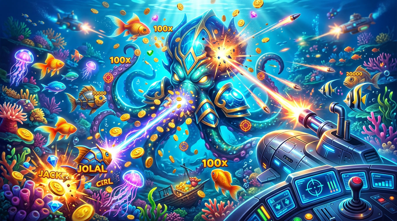 panduan game tembak ikan, teknik menembak ikan, jenis target ikan, senjata game arcade, cara mengatur amunisi, tips permainan tembak ikan