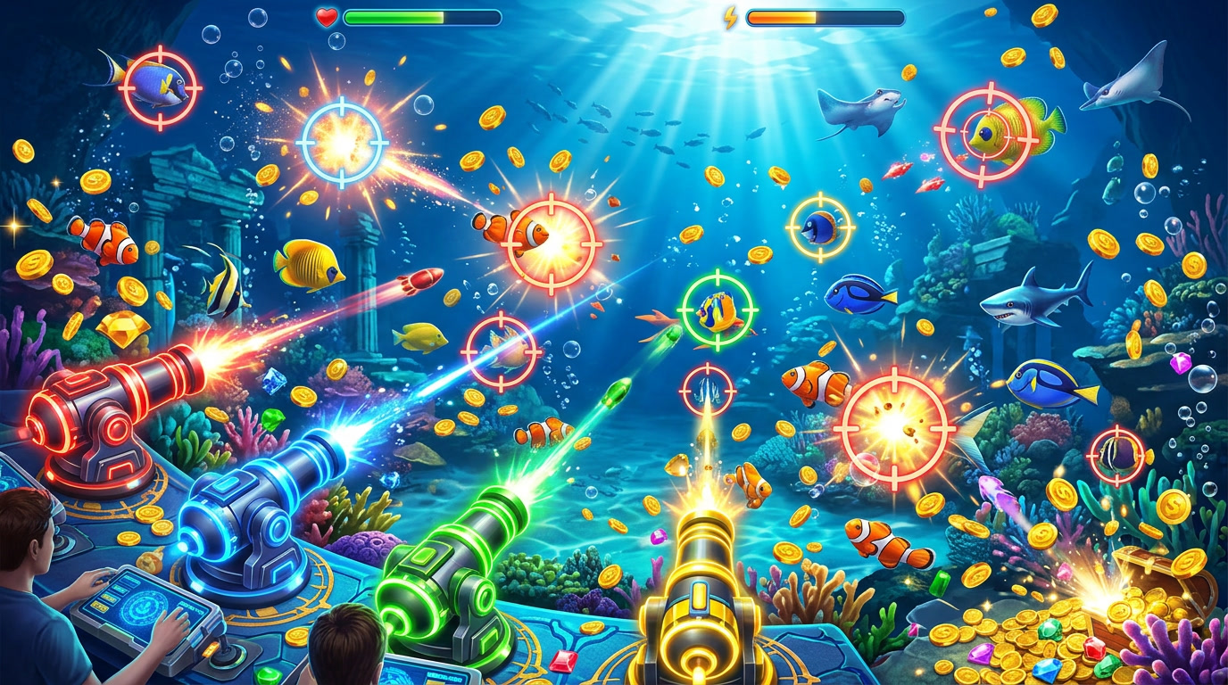 target utama tembak ikan,strategi menang besar arkade,tips ketangkasan game